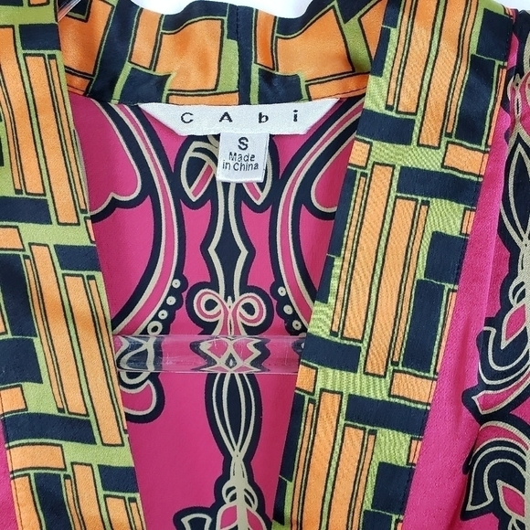 CABI 100% Silk Erte Draw String Top‎ Size Small - Picture 3 of 10